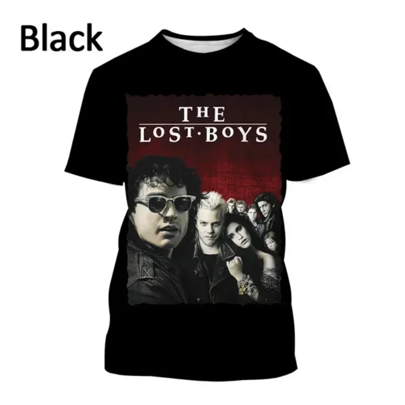 New Horror Movie The Lost Boy 3D Print T-shirt Fashion Men Clothing Summer Casual Oversized T Shirt Hip Hop Harajuku Street Tops