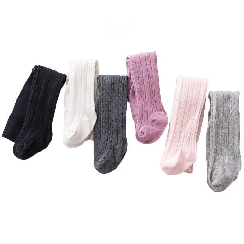 0-2Y Pantyhose Baby Leggings Autumn Winter New Baby Girls Warm Long Tube Socks Children's Jumpsuit Socks Newborn Baby Tights view 5
