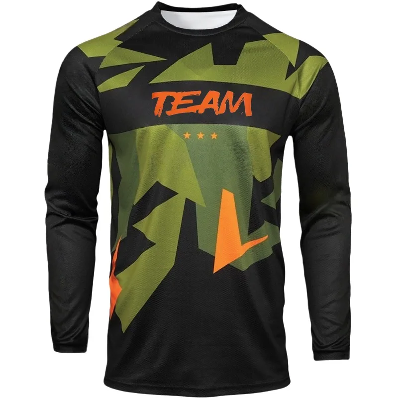 

2025 Best Selling Fashion 3D Print Quick Dry Breathable Motorcycle T Shirt for Men and Women Outdoor Riding