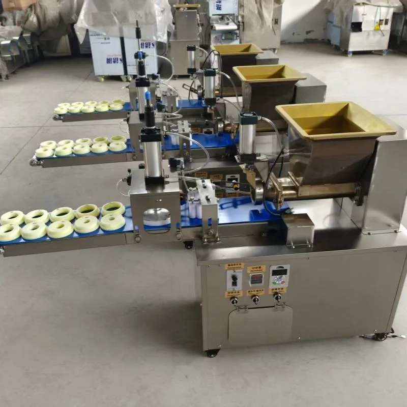 Stainless Steel Pancake Making Machine / Pizza Pressing Machine Dough Press / Dough Divider Rounder Press Machine
