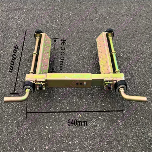 Wrecker Auxiliary Wheel 100 Double Row Wheel Trailer Supporting Wheel, Telescopic Rescue Vehicle Tire Lift Wheel 4 Tons
