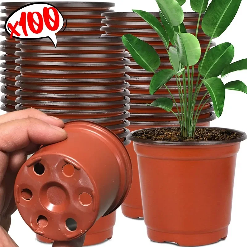 

Пластиковые детские горшки, коробки для выращивания цветочных горшков, домашние садовые растения, детские чашки, пересадка цветочных растений, гибкий горшок, садовые инструменты