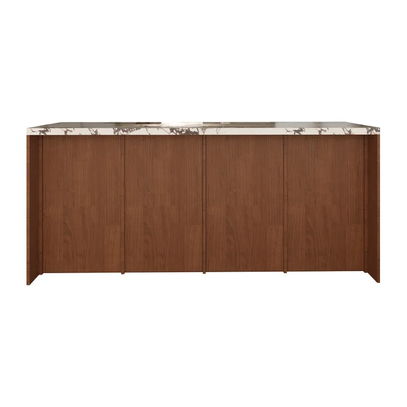 

New Chinese-style bone line island, household living room partition dining table