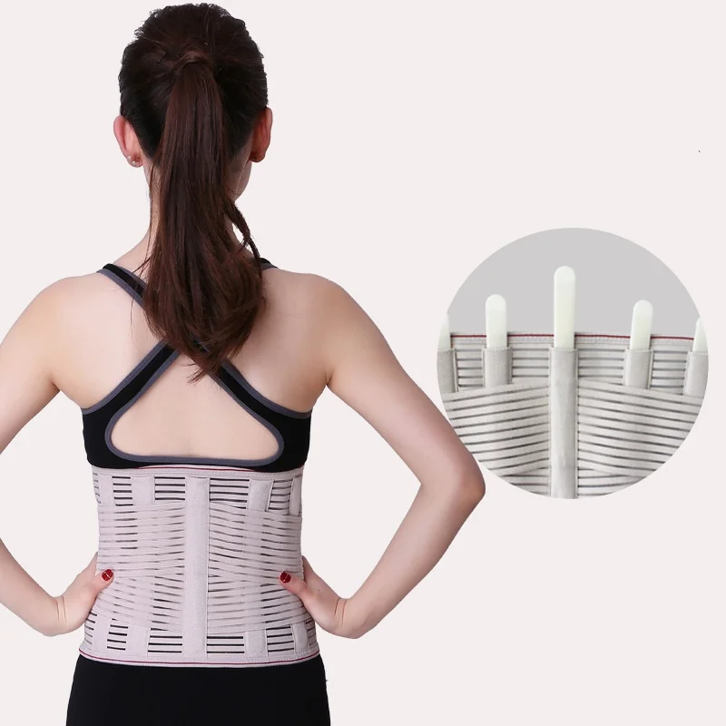 

Large Size 4XL 5XL 5 Keel High Elastic Waist Posture Correction Brace Lumbar Disc Herniation Back Pain Supporter Protection Belt