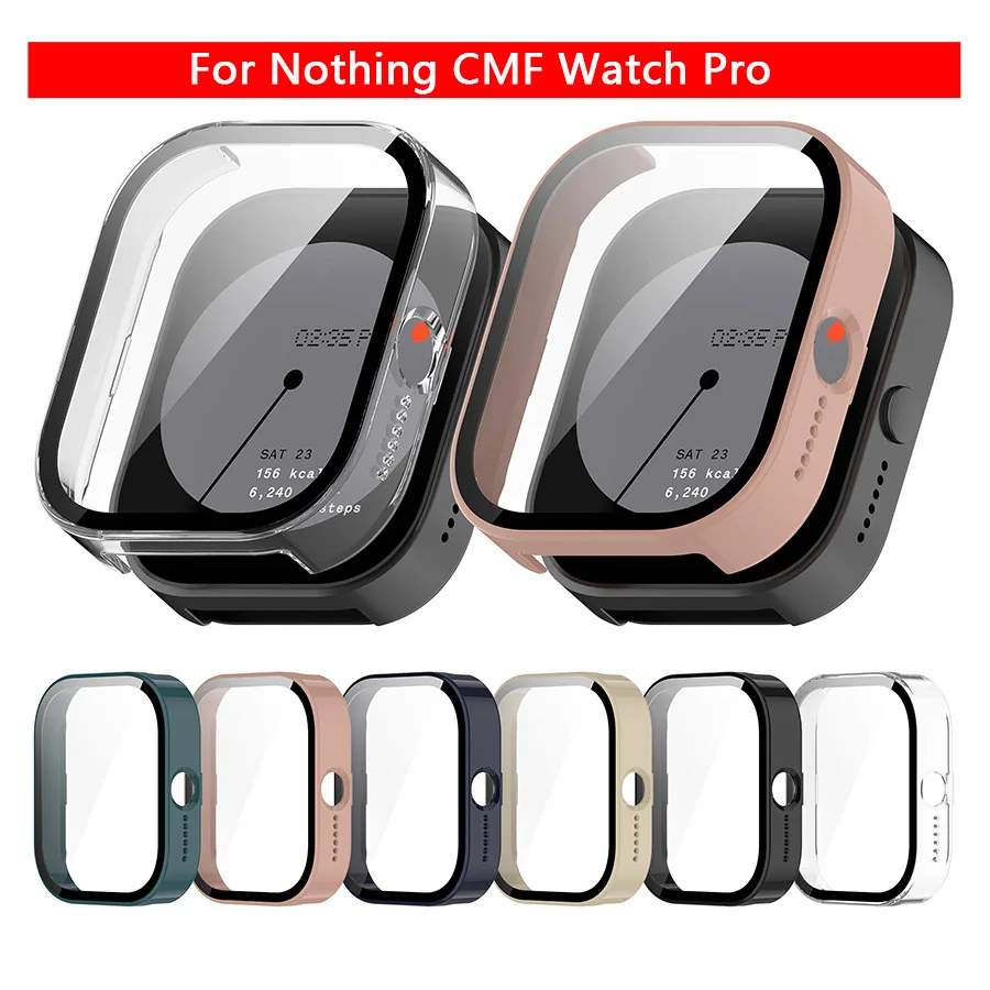 Hard Edge Shell Case For CMF Watch Pro Screen Protector Smartwatch Frame Cover For Nothing CMF Watch Pro Bumper Accessories