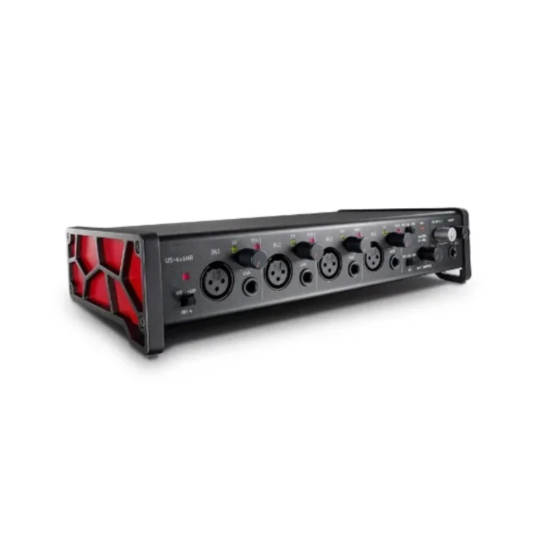 Us-4x4HR Professional USB Audio/MIDI Interface with 4 Mic/line Inputs and A USB-C Port for Multi-track Recording