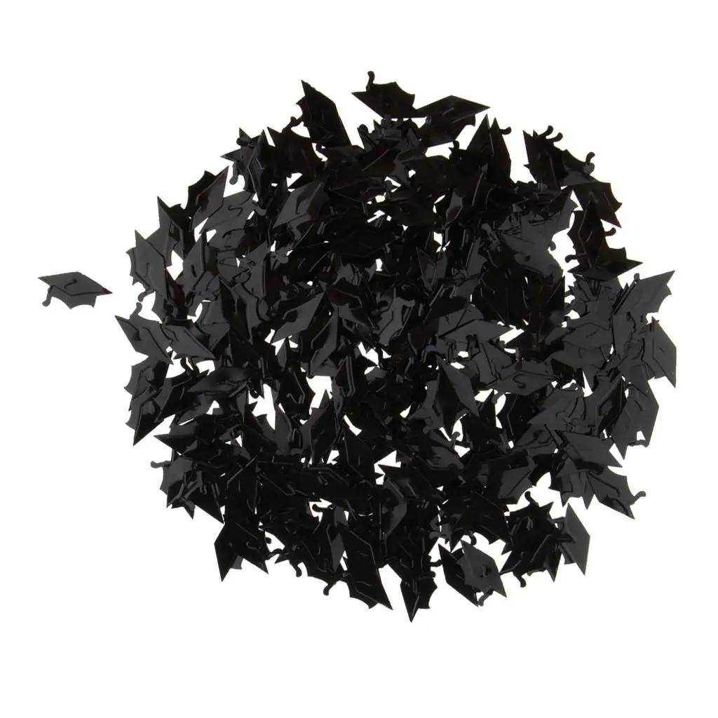 Scatter Table Confetti School Graduation Party Decoration Black