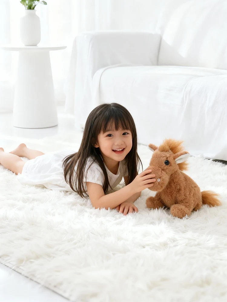 الركض الحصان والكلب: رفقاء المكاتب الناعمة والممتعة، هدايا مثالية للعطلات وديكور المنزل #1