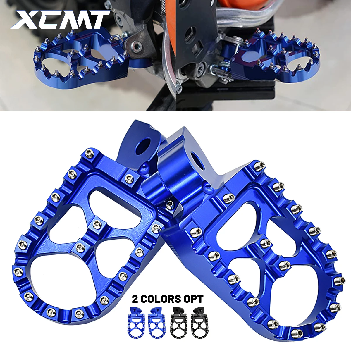 

Motorcycle CNC Foot pegs Foot Rests Pedals For Yamaha YZ65 YZ85 YZ125 YZ250 YZ250F YZ450F YZ125X 250X YZ250FX 450FX WR250F 450F