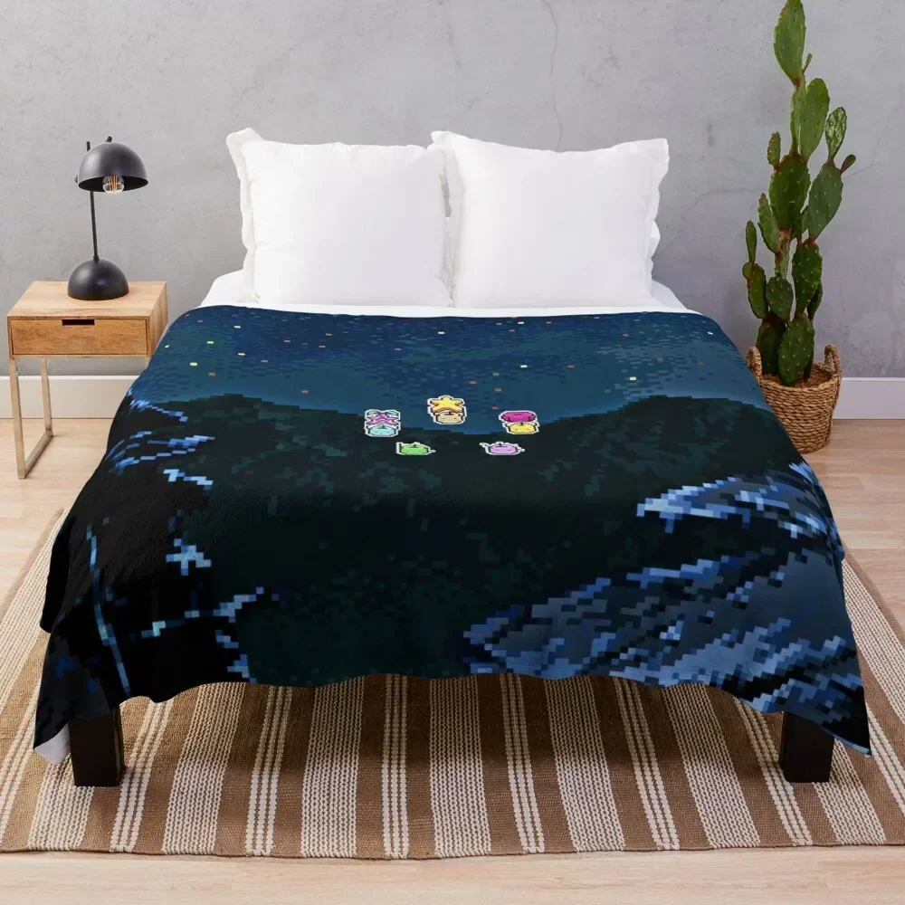 

Junimos night sky Throw Blanket Soft Warm Blanket Gift for Men Women Adults