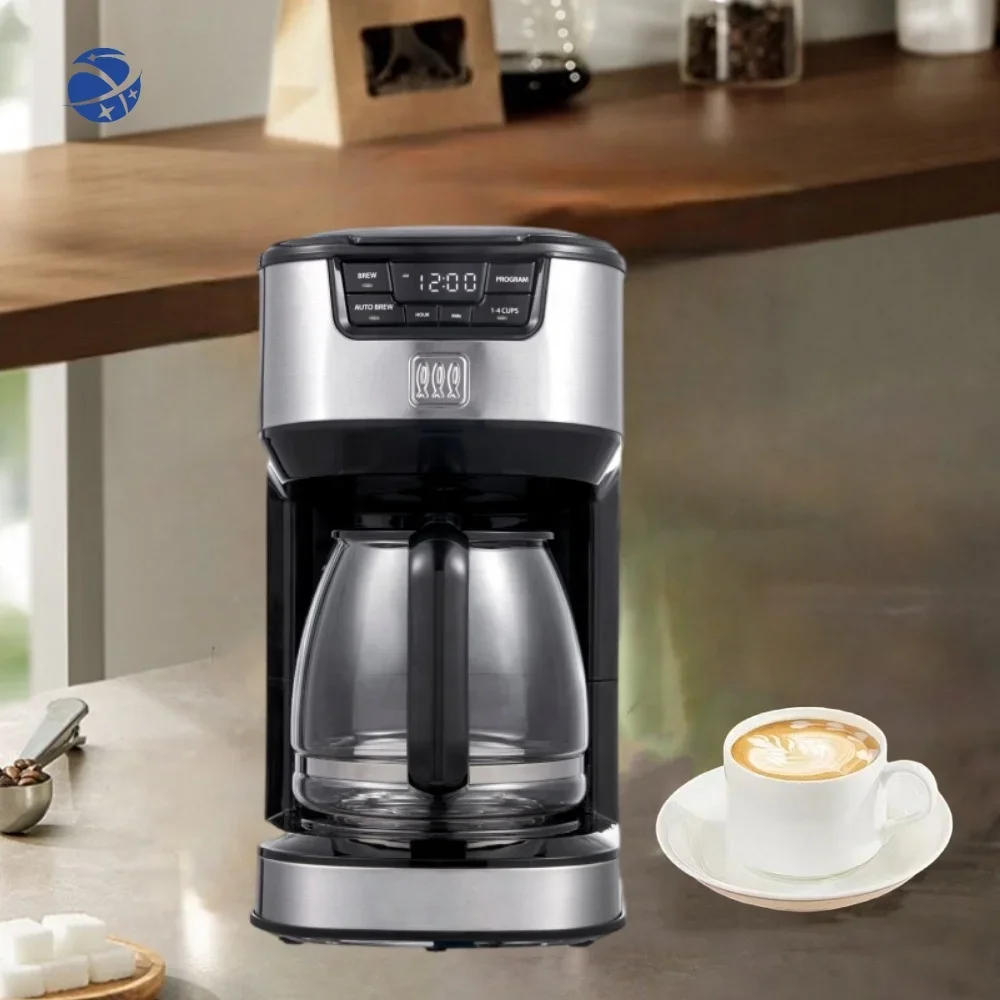 YUNYI OEM Factory 1.8L glass   Coffee Machine coffee maker American-style drip coffee machine