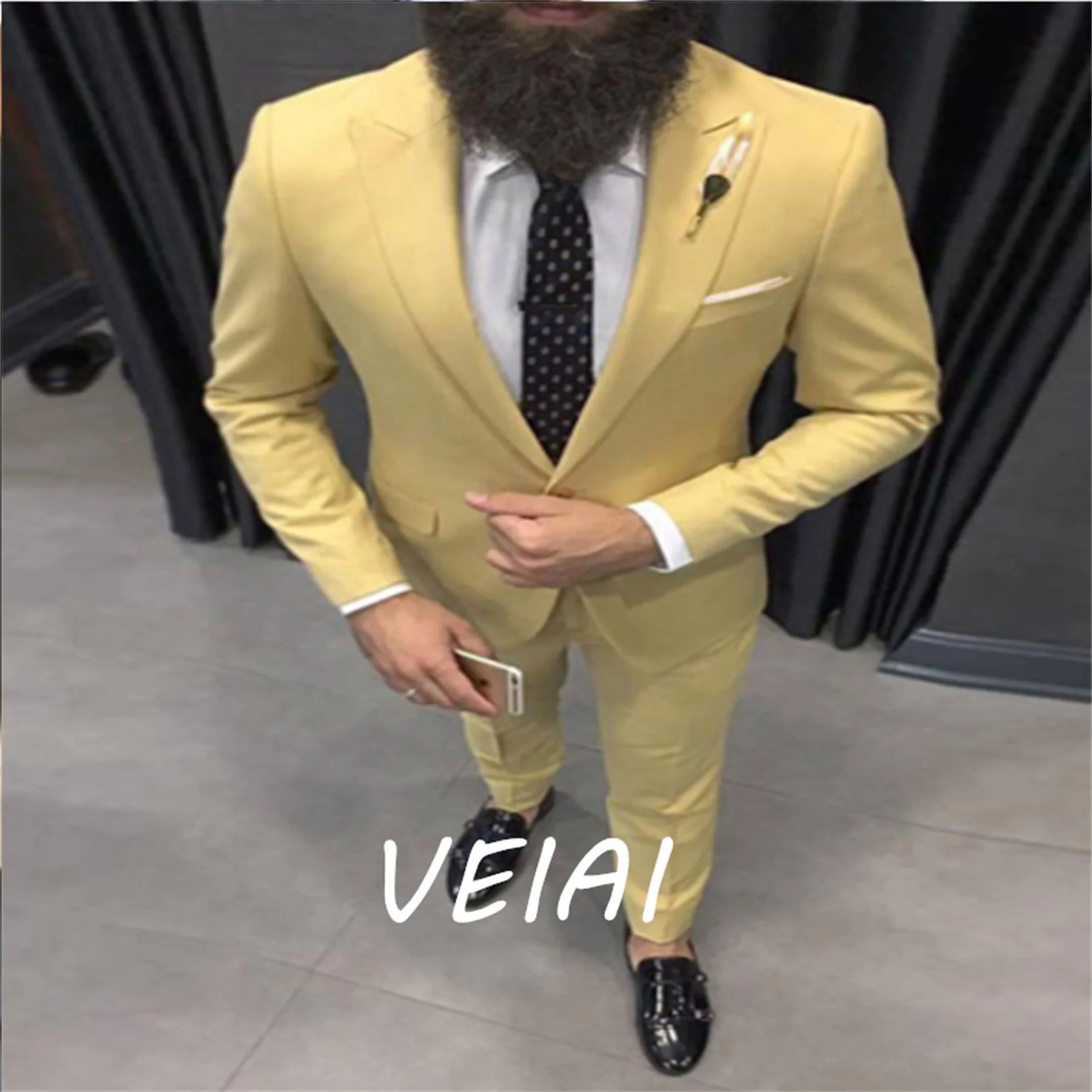 

CustomizedLatest Coat Pant Designs Casual Men Suit Summer Beach Groom Tuxedos Simple Custom Made 2 Piece Jacket mens suits