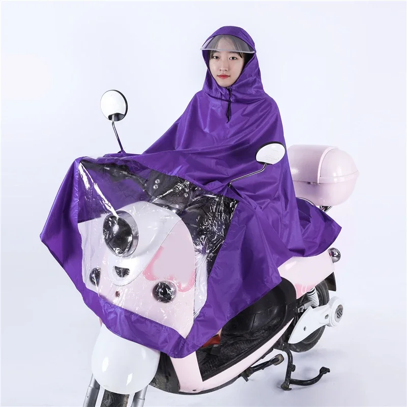 Universal Waterproof Hooded Raincoat Rain Cape Coat Poncho for Mobility Scooters Motorcycle Motorbikes Bicycle Bike