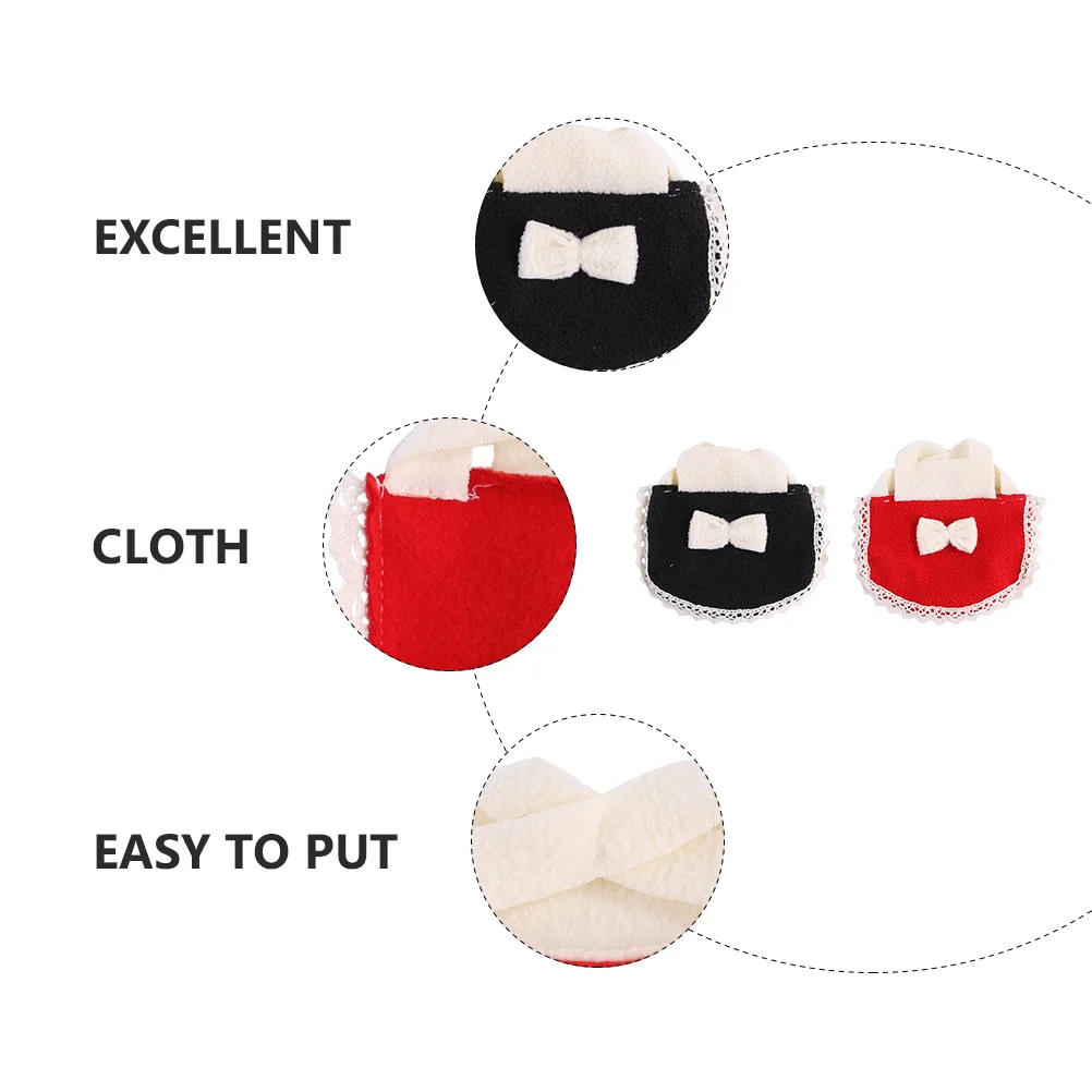 

2Pcs Small Pet Hamster Vest Bowknot Breathable Skin Friendly Outfit Small Animal Clothes Apparel Costume Hamster Vest