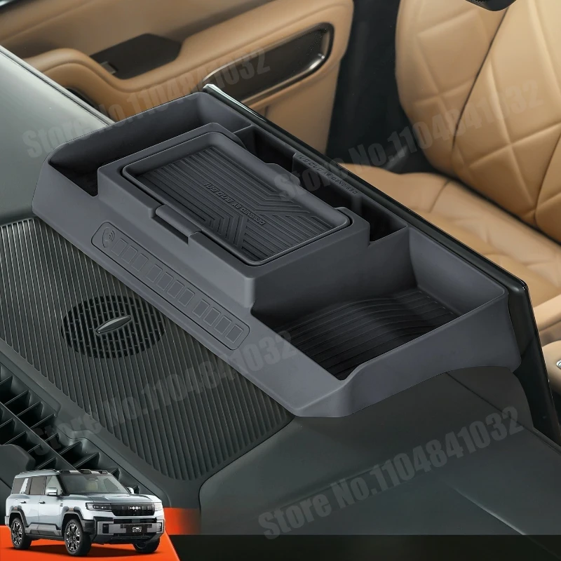 

Dashboard Tray for BYD Equation Leopard 8 2025 2026 2024 Center Console Display Storage Box Hidden Tray Behind Screen Organizer
