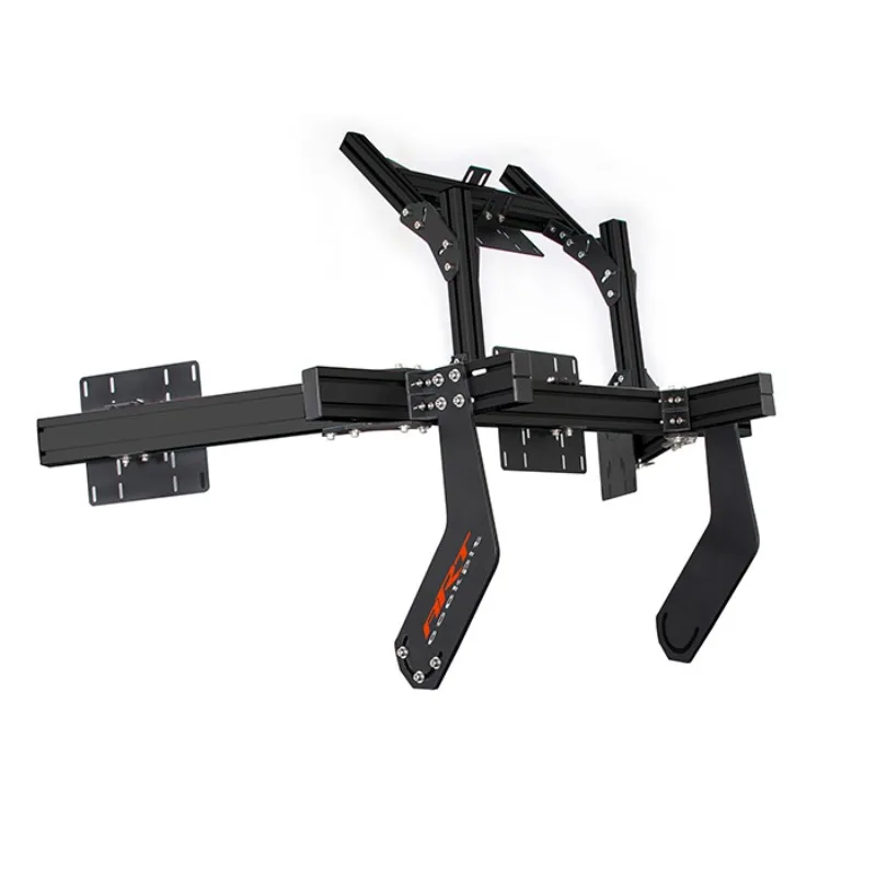 Industrial 40160 aluminum profile seat bracket, install 4-screen LCD hanging bracket