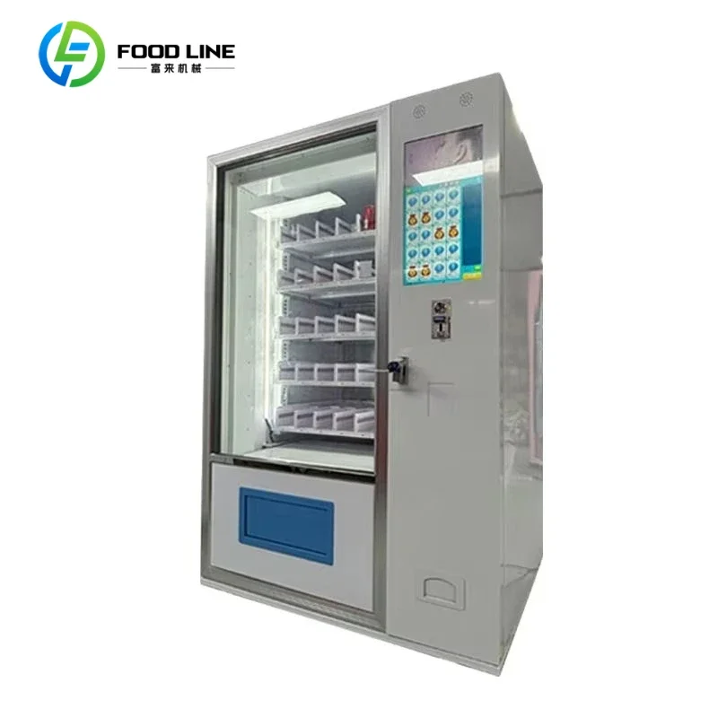 Intelligent Snack Drink Vending Machine With Refrigerated Locker 24H Unmanned Snack Station Cabinet
