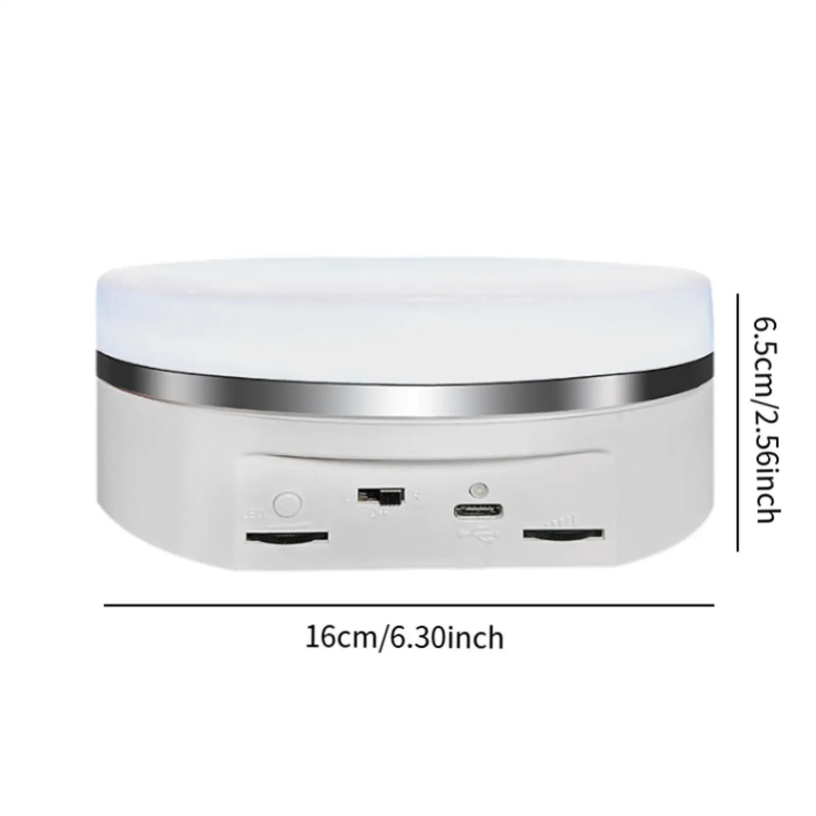 حامل عرض دوار بمحرك مع ضوء متعدد الوظائف وسرعة قابلة للتعديل