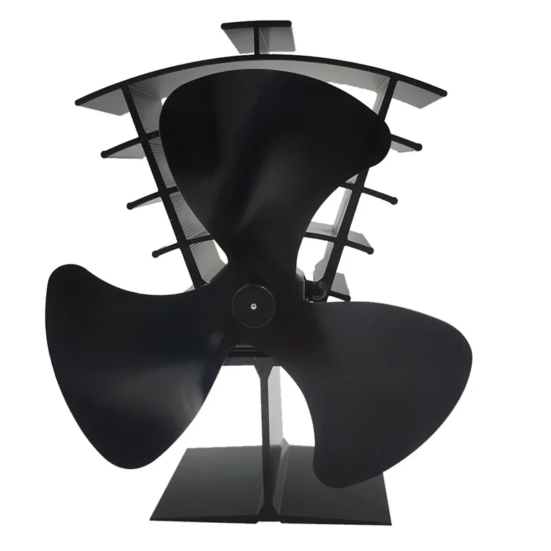 

Каминные вентиляторы с приводом от камина, небольшие 3-лопастные, черные, TP2006-3-B61B