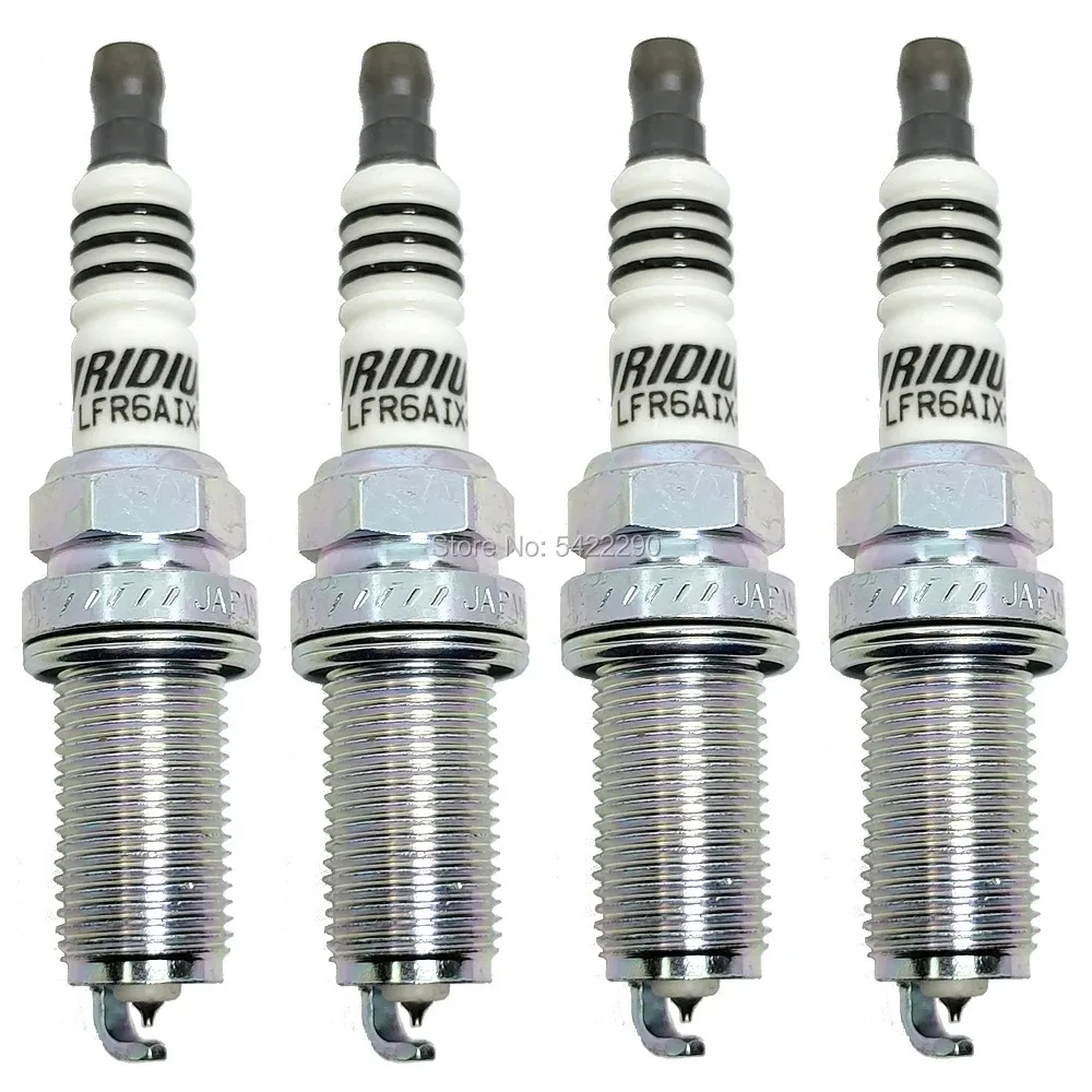 4-8pcs Iridium IX Spark Plug LFR6AIX-11 6619 for Volvo Toyota Suzuki Subaru Saab Lexus Honda BMW Mercedes-Benz LFR6AIX11