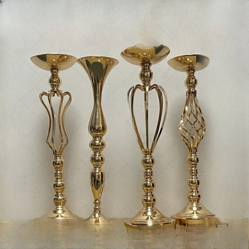 

Stylish Euro Style Metal Vase Wedding Center For Desktop Metal Vase Wholesale Wedding Table Center