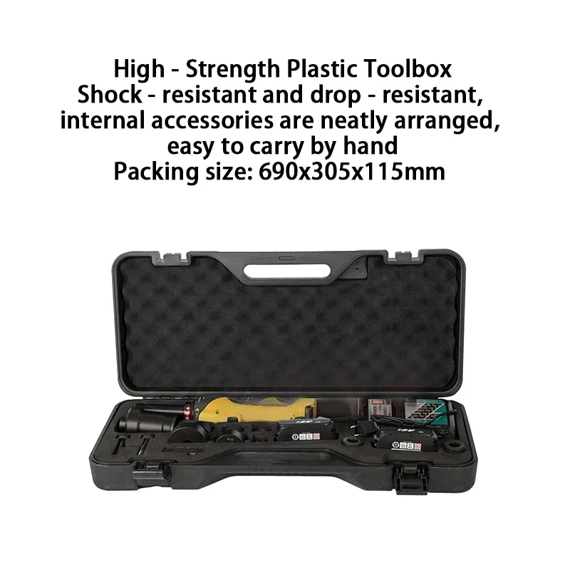 Маленькое портативное гидравлическое сверлильное устройство с литиевой батареей Φ22-60 мм — электрический молоток для открывания отверстий/перфоратор