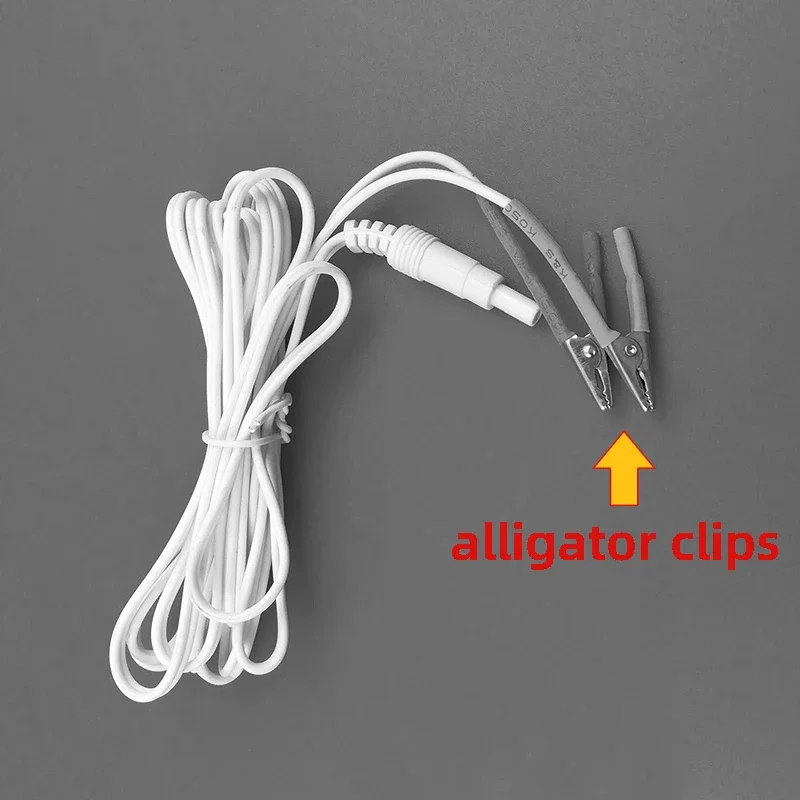 Piezas de Cable de terapia para Hwato SDZ-II/DMZ-I, estimulador muscular nervioso eléctrico, Conector de abrazadera o Pin, 6 uds./lote