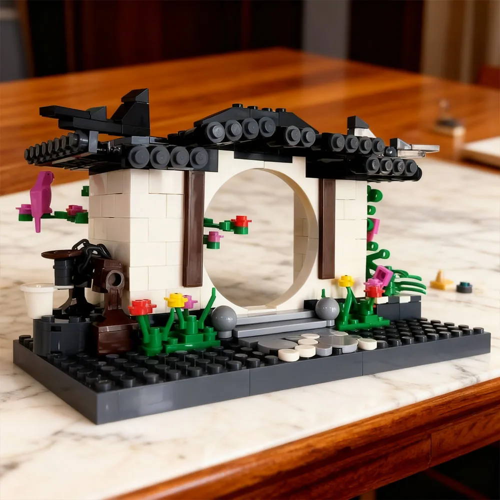 

381pcs Arch Model Building Blocks Architectural Street Views Masterpieces for Room Decoration Perfect MOC Set Birthday Gifts