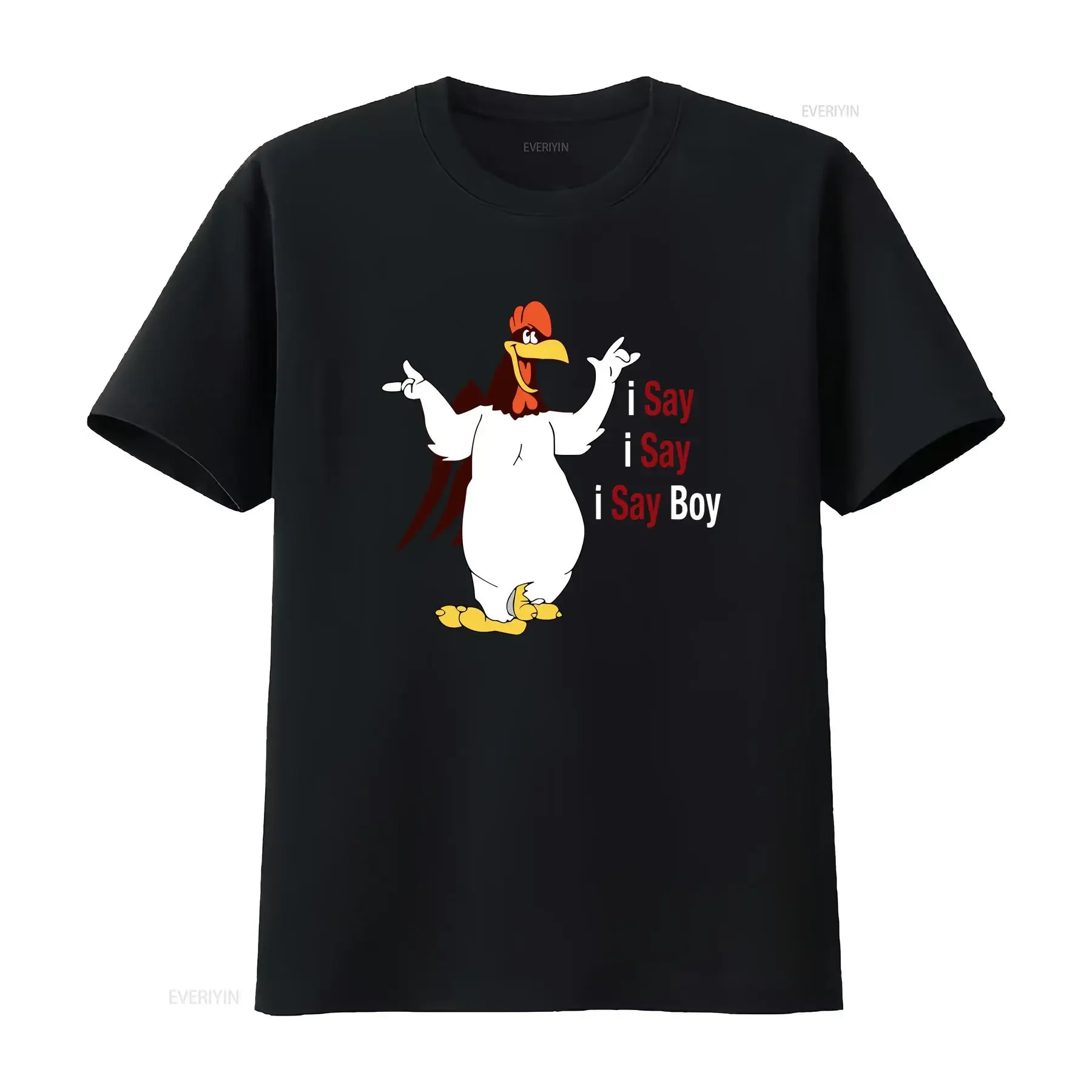 Foghorn Leghorn gallo vieja escuela dibujos animados Retro camiseta nueva ropa informal lavada vintage versátil ligeramente Top para uso diario
