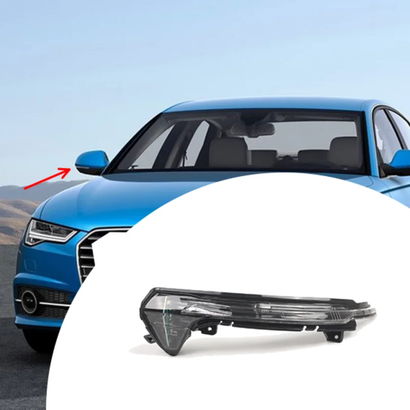 

For A6 C7 2012-2018 Right Rear View Mirror Light Car Side Mirror Lamp Turn Signal Replacement Part