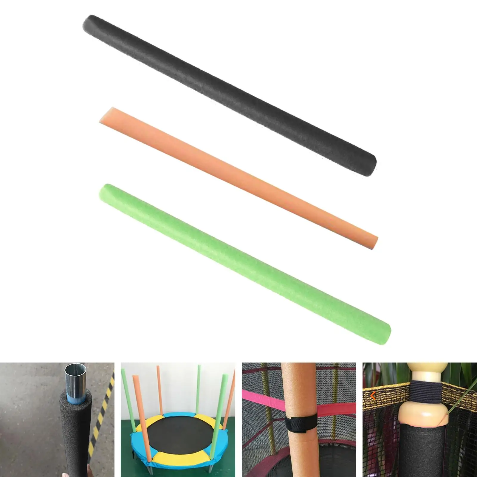 Trampoline Enclosure Foam Sleeves Empty Round Tube Trampoline Foam Pole Covers