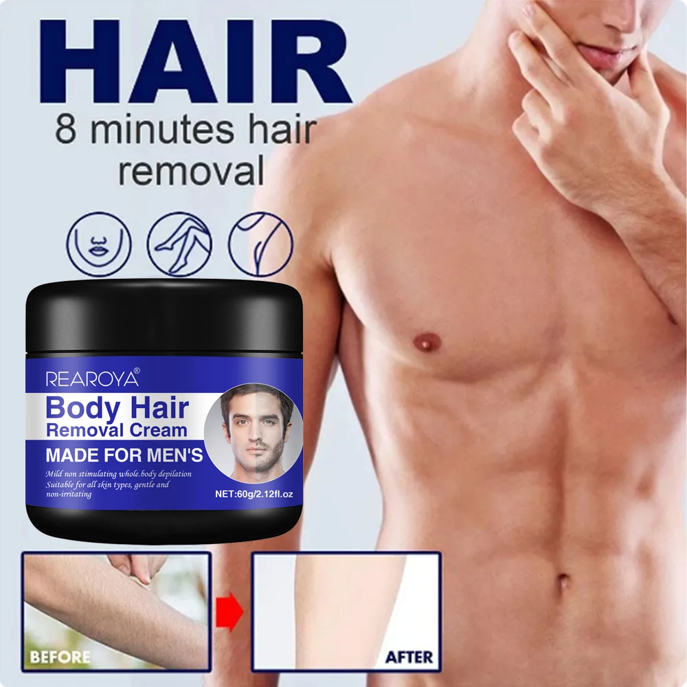 Men\'S Painless Hair Removal Cream Mild Non Irritating Hair Removal Cream Body Arm Armpit Leg Gentle Refreshing Hair Removal
