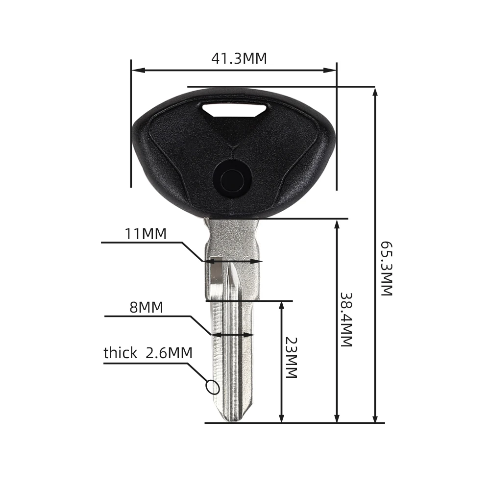 1Pcs New Blank Key Motorcycle Replace Uncut Keys For C650GT C600 SPORT C1-200 C1 C650 GT C 600 650
