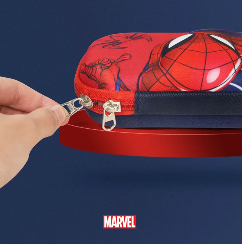 Marvel Cartoon Anime 3D stampa astuccio Avengers Spider-Man ragazzi studenti bambini astuccio di grande capacità regali di compleanno