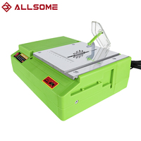 ALLSOME 220V Mini Table Saw Handmade Woodworking Bench Saws Cutting Tool 480W BG-3115