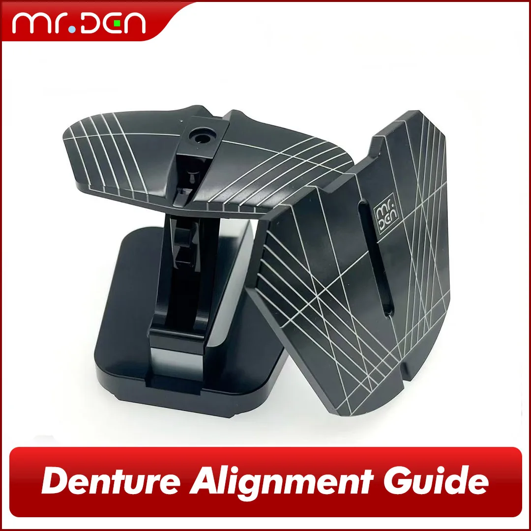 1Set MR DEN Dental Lab Gilbach Complete Denture Alignment Guide Jaw Frame Aligning Guide Magnetic Base Plate