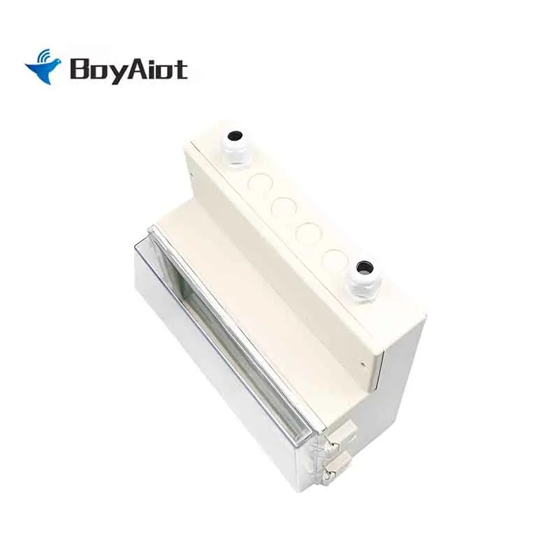 BoyAiot IP68 Salida 4-20mA/RS485 ±1% de precisión para monitoreo de canal de río, caudalímetro ultrasónico tipo dividido