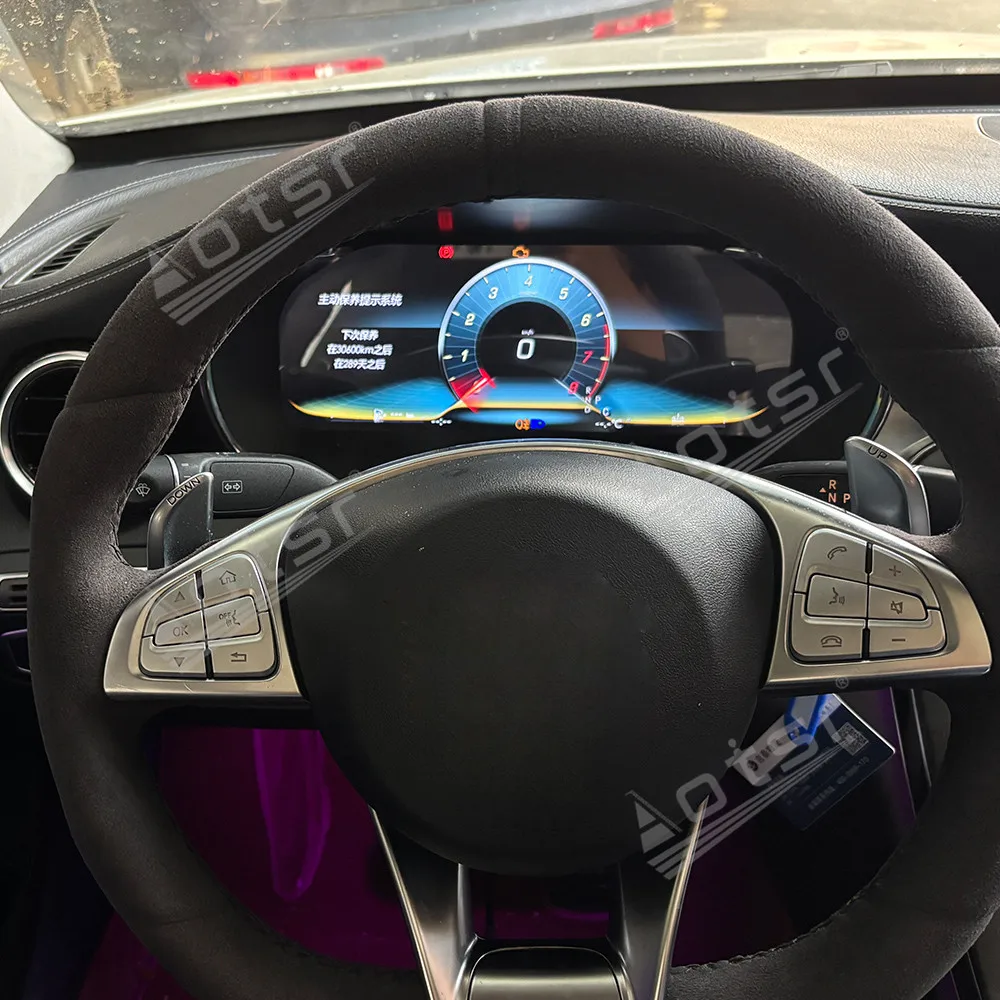 Digital Cluster For Mercedes-Benz C-Class 2015-2019 LCD Instrument Panel Carplay Dashboard Visual Plug Play Strong Compatibility