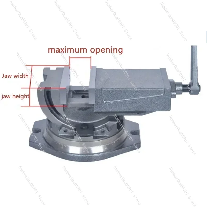 

Heavy-duty tiltable precision angle flat-nose pliers 4-inch milling machine tilting vise angle-fixed tilting vise