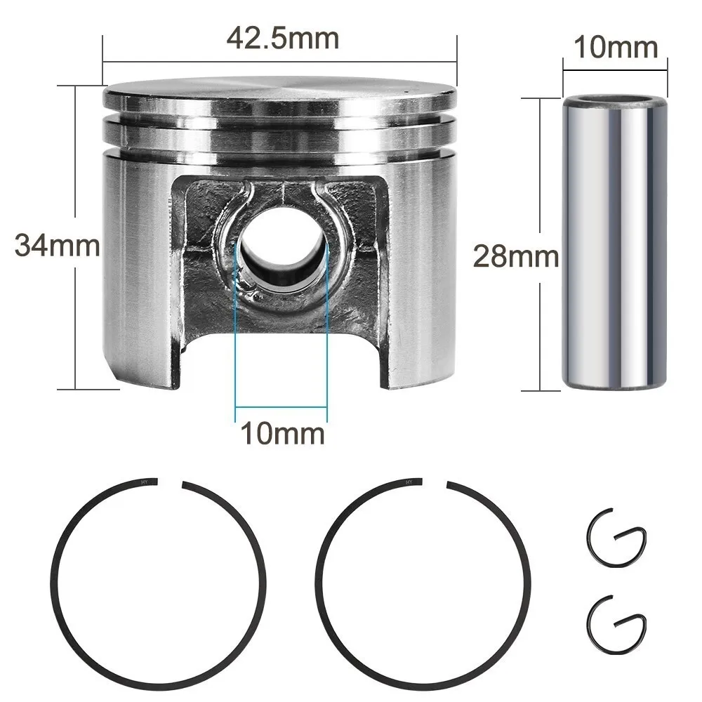 Chainsaw Piston Pin Ring Kit 42.5mm for Stihl MS250 MS230 MS 210 230 MS230C Replacement Spare Parts Garden Tools