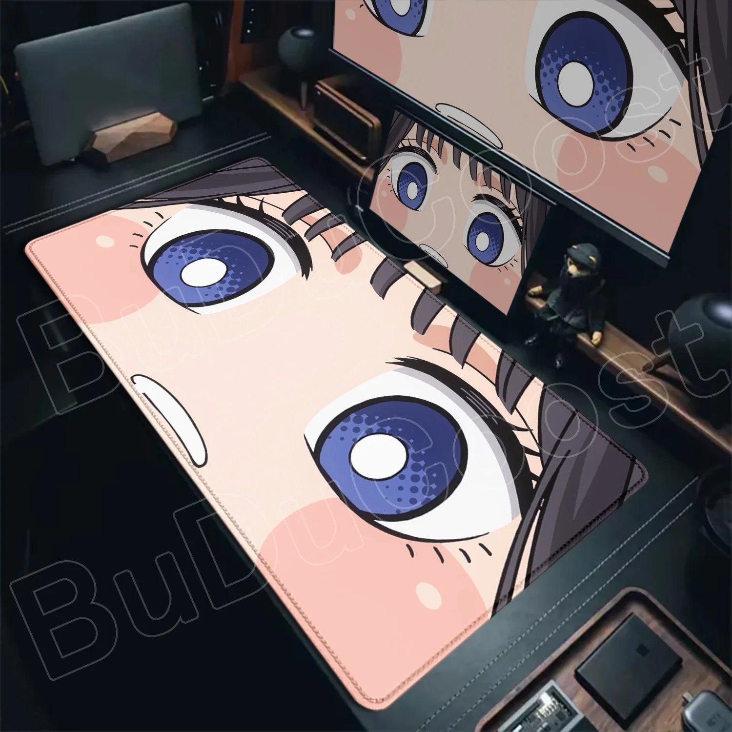 The Fragrant Flower Blooms with Dignity mousepad Cute girl Kaoruko Waguri deskmat Non-Slip Rubber Edge locking HD Printing pad