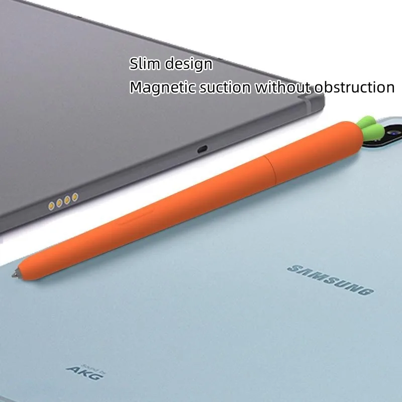 Federmäppchen Cartoon Niedlich Tablet Stylus Schutzhülle Silikon Stoßfest für Samsung Galaxy Tab S6 Lite S7FE S8 Ultra S9 Plus