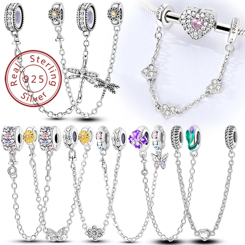 

Suitable for Original Bracelet 925 Sterling Silver Chain Charms Beads Fashionable Design DIY Making Exquisite Jewelry