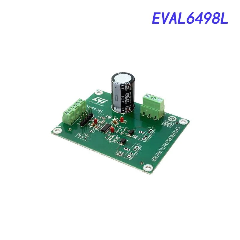 EVAL6498L Evaluation Board, L6498L gate driver, half-bridge, 2A source current