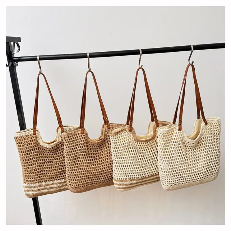 

Elegant Vintage Diaper Bags For Women Simple Trendy Leather Tote Bag Minimalist Designer Classic Commuter Bag