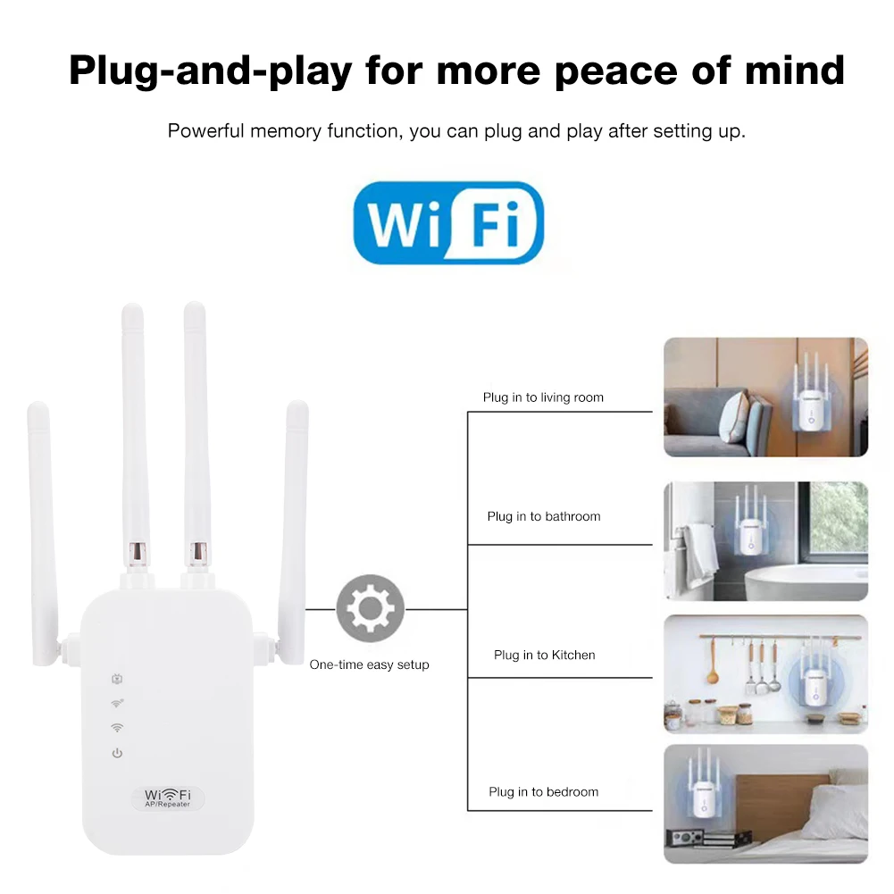 2.4 جيجا هرتز/5 جيجا هرتز واي فاي مكرر واي فاي إشارة الداعم موسع واي فاي مع منفذ WAN/LAN ثنائي النطاق 1200 ميجا بت في الثانية 300 ميجا بت في الثانية واي فاي مكبر صوت أحادي #5