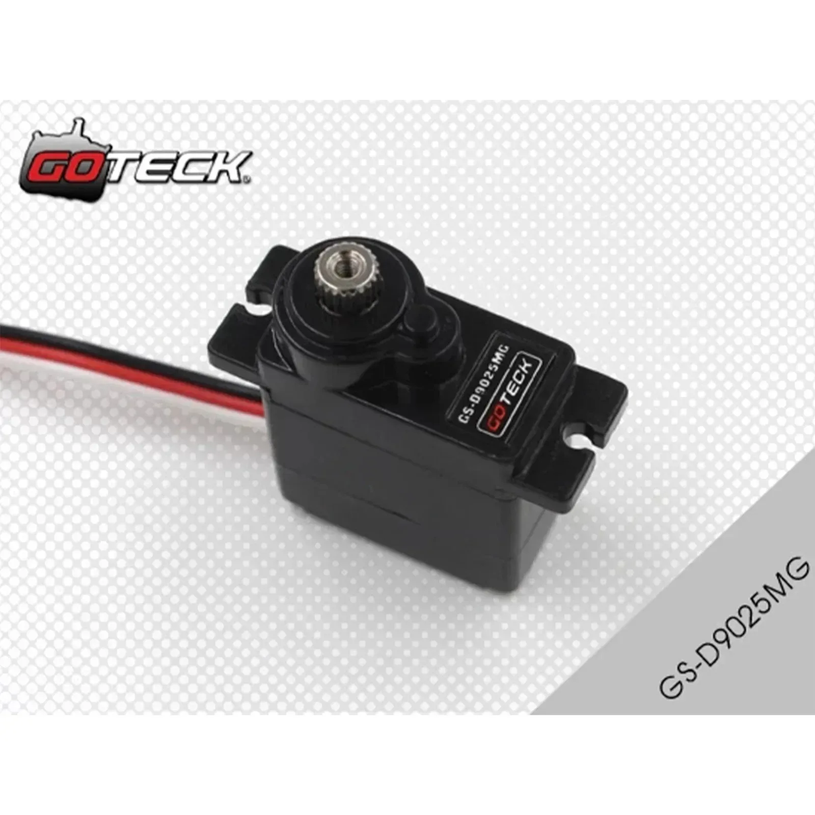 GOTECK D9025MG 9g Mini Servo Digital con bocina de Metal engranaje totalmente metálico para RC coche barco Robot de ala fija de juguete