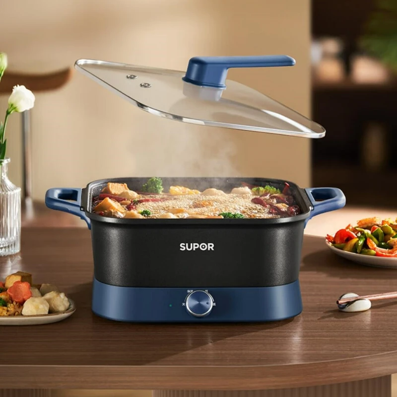 SUPOR 220V Multi-function Electric Pot 6L Electric Hotpot Electric Cooking Pot 1800W Multifunctional Cooking Pot