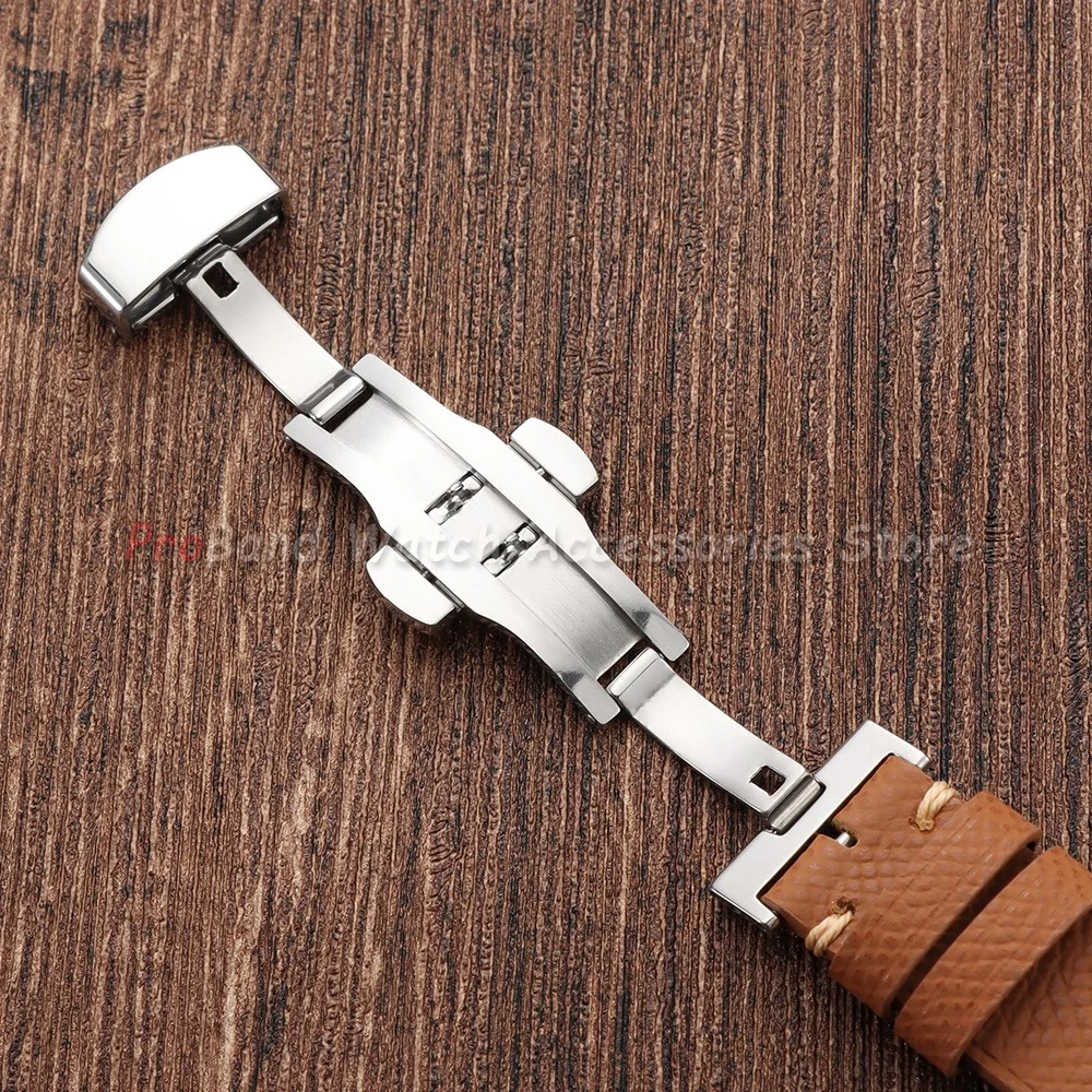 Correa de reloj de cuero genui - Leather Watch Band Men reseña y precio
