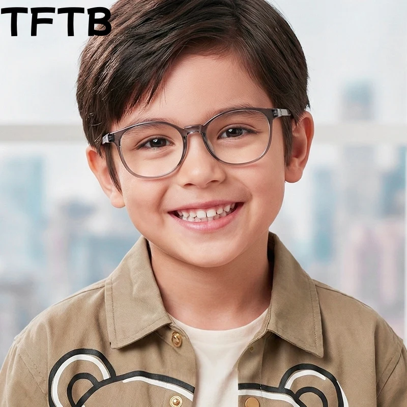 

Новые круглые ретро-очки TFTB для мальчиков и девочек, подростков и студентов, высококачественная оправа TR90 для оптических очков по рецепту K8222
